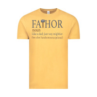 Vintage Mustard Fa-Thor Like Dad Just Way Mightier Vintage Tee - Bettercallsaul