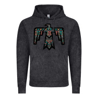 Vintage Arctic Black Aztec Thunderbird Vintage Hoodie - Bettercallsaul