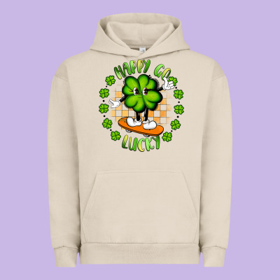 Happy Go Lucky Urban Hoodie Designed By Artiststas