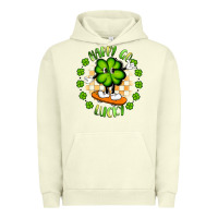 Pigment Pistachio happy go lucky Urban Hoodie - Artiststas