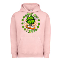 Pigment Salmon happy go lucky Urban Hoodie - Artiststas