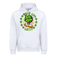 White happy go lucky Urban Hoodie - Artiststas