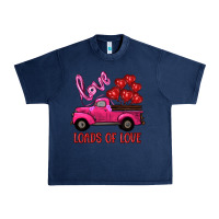 Navy valentine's day loads of love turck with balloons Urban Heavy Tee - RanaPortraitStore
