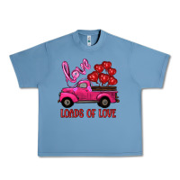 Pebble Blue valentine's day loads of love turck with balloons Urban Heavy Tee - RanaPortraitStore
