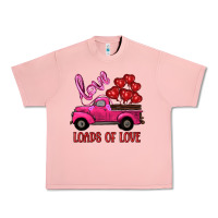 Valentine's Day Loads Of Love Turck With Balloons Urban Heavy Tee | Teevron