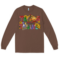 Chestnut Tacos and tequila Long Sleeve Tee - NancyCooperArtShop