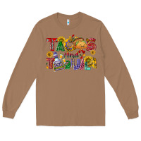 Toasted Coconut Tacos and tequila Long Sleeve Tee - NancyCooperArtShop