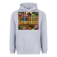 Heather Grey hispanic heritage tumbler Heavyweight Hoodie - BundleAndBundleShop