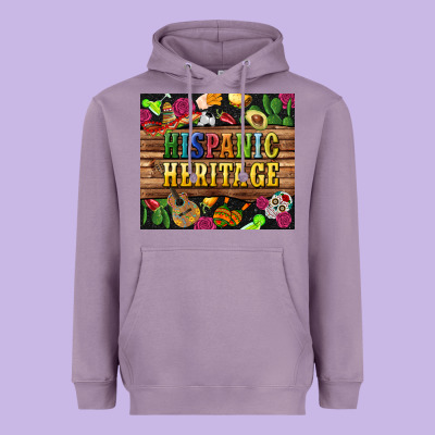 Hispanic Heritage Tumbler Heavyweight Hoodie Designed By Bundleandbundleshop