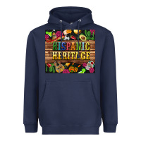 Navy hispanic heritage tumbler Heavyweight Hoodie - BundleAndBundleShop