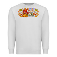 Dove Grey give thanks to the lord for he is good Premium Sweatshirt - CowhideDigitalArt