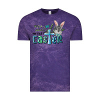 Cloud Purple My First Easter Bunny Boy Vintage Tee - RanaPortraitStore