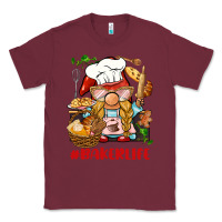Burgundy baker life gnome Classic Tee - BarkalooDesign