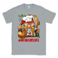 Heather Grey baker life gnome Classic Tee - BarkalooDesign