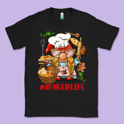Baker Life Gnome Classic Tee Designed By Barkaloodesign