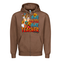 Chestnut Half Coffee Half Teacher Zipper Hoodie - FaDigitalArtStudio