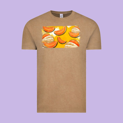 Colorado Cantaloupe Background Vintage Tee Designed By Bettercallsaul