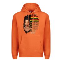 Carrot I am black history black girl Premium Hoodie - FaDigitalArtStudio