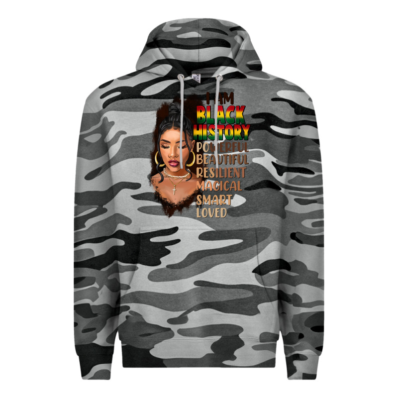 I Am Black History Black Girl Premium Hoodie by FaDigitalArtStudio | Teevron