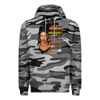Slate Camo I am black history black girl Premium Hoodie - FaDigitalArtStudio