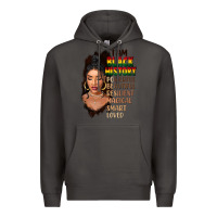 Smoke I am black history black girl Premium Hoodie - FaDigitalArtStudio