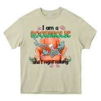 Mossy bookaholic Heavy Core Tee - MaliasSmallBusiness
