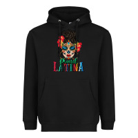 Black proud latina Heavyweight Hoodie - BundleAndBundleShop