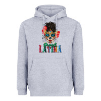 Heather Grey proud latina Heavyweight Hoodie - BundleAndBundleShop