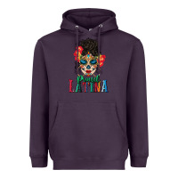 Plum proud latina Heavyweight Hoodie - BundleAndBundleShop