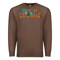 Chestnut Happy thanksgiving Premium Sweatshirt - CowhideDigitalArt