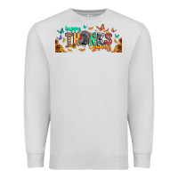 Dove Grey Happy thanksgiving Premium Sweatshirt - CowhideDigitalArt