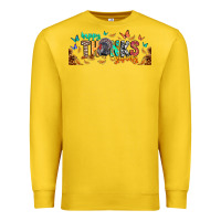 Lemon Happy thanksgiving Premium Sweatshirt - CowhideDigitalArt