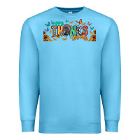 Ocean Blue Happy thanksgiving Premium Sweatshirt - CowhideDigitalArt