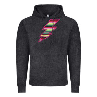 Vintage Black Pink Serape Lightning Vintage Hoodie - Bettercallsaul