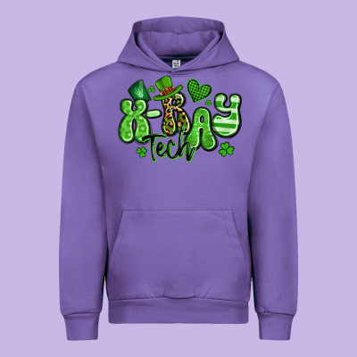 X Ray Tech St Patrick's Day Urban Hoodie Designed By Artiststas