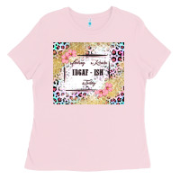 Bubblegum Pink feeling kinda idgaf   ish today Ladies Tee - MaliasSmallBusiness