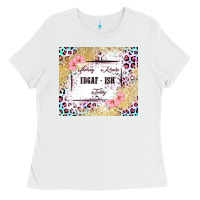 White feeling kinda idgaf   ish today Ladies Tee - MaliasSmallBusiness