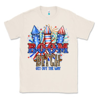 Natural Boom Bıtch Get Out The Way Classic Tee - JahusDesignShop