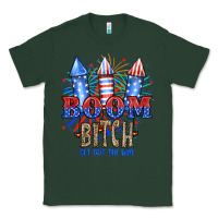 Sports Green Boom Bıtch Get Out The Way Classic Tee - JahusDesignShop