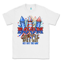 White Boom Bıtch Get Out The Way Classic Tee - JahusDesignShop