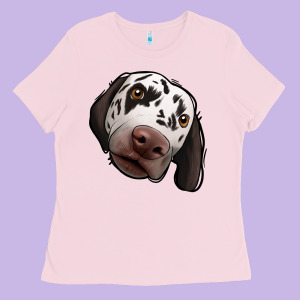 Dalmatian Ladies Tee Designed By Jasminsmagicworld