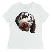 White Dalmatian Ladies Tee - Jasminsmagicworld