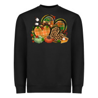 Black fall heart Heavyweight Sweatshirt - CowGirlArtShop