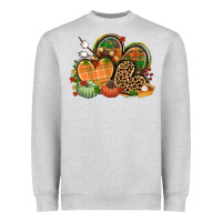Heather Grey fall heart Heavyweight Sweatshirt - CowGirlArtShop