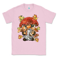 Bubblegum Pink mushroom gnome Classic Tee - BarkalooDesign