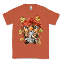 Copper mushroom gnome Classic Tee - BarkalooDesign