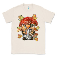 Natural mushroom gnome Classic Tee - BarkalooDesign