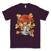 Plum mushroom gnome Classic Tee - BarkalooDesign