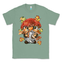 Sage mushroom gnome Classic Tee - BarkalooDesign