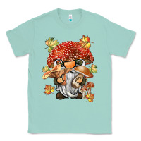 Seafoam mushroom gnome Classic Tee - BarkalooDesign